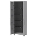 RS PRO 2 Door Plastic Lockable Floor Standing Storage Cabinet 780 x 430 x 2250 mm 136-8876
