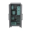 RS PRO 2 Door Plastic Floor Standing Storage Cabinet 1.84 m Height, 780 mm Width, 430 mm Depth 136-8877
