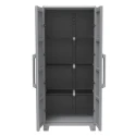 RS PRO 2 Door Plastic Floor Standing Storage Cabinet 1.84 m Height, 780 mm Width, 430 mm Depth 136-8877