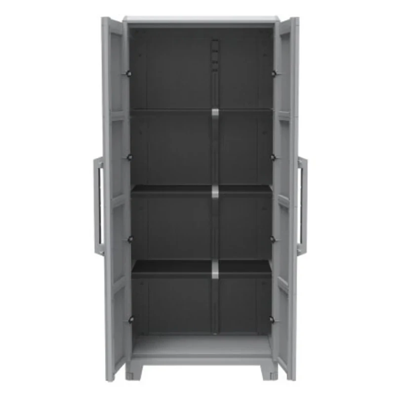 RS PRO 2 Door Plastic Floor Standing Storage Cabinet 1.84 m Height, 780 mm Width, 430 mm Depth 136-8877