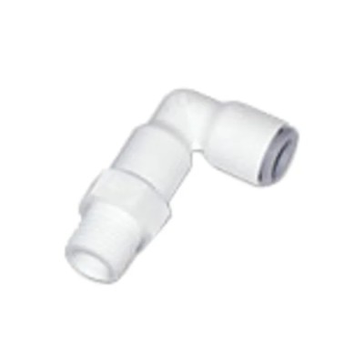 Legris Pneumatic Fitting LIQUIfit Series Male Threaded-to-Tube 1/4 in R with Push-In 6 mm Polymer 95°C 16 bar 6509 06 13WP2