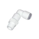 Legris LIQUIfit Series Pneumatic Fitting Male Threaded-to-Tube Connection 1/2 in, Push In 10 mm Polymer 6509 10 21WP2