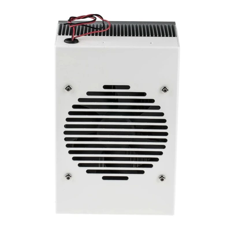 Thermo Electric Devices Heatsink Universal Rectangular Aluminium with Fan 0.06K/W 98 mm Diameter 200 mm TDX3358/200FMF12G