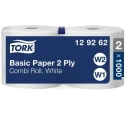 Tork Basic Paper 2 Ply Roll Paper Towel, 340 m x 235 mm, 1 Ply, 971 Sheets 129262