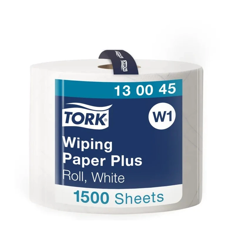 Tork Wiping Paper Plus Roll Paper Towel 2-Ply 510 m x 235 mm White Roll 130045