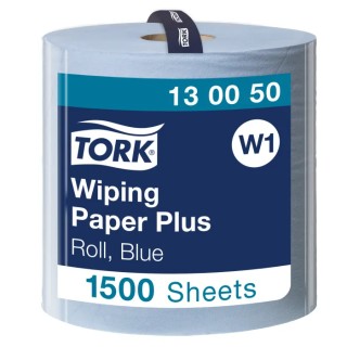 Tork Wiping Paper Plus Roll Paper Towel 510 m x 369 mm, 2 Ply, 1500 Sheets 130050