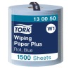 Tork Wiping Paper Plus Roll Paper Towel 510 m x 369 mm, 2 Ply, 1500 Sheets 130050
