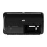 Tork Black Plastic Dual Conventional Toilet Roll Dispenser 153 mm x 158 mm x 286 mm 557008