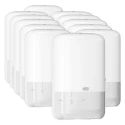 Tork White Plastic Folded Toilet Paper Dispenser 128 mm x 271 mm x 159 mm 556000