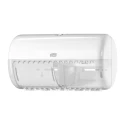 Tork White Plastic Dual Toilet Roll Dispenser 153 mm x 158 mm x 286 mm 557000