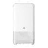 Tork White Plastic Twin Mid-Size Toilet Roll Dispenser 140 mm x 344 mm x 184 mm 557500