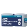 Tork Industrial Heavy-Duty Wiping Roll Paper Towel, 119 m x 235 mm, 3 Ply, 350 Sheets 130081