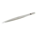 RS PRO 140mm Stainless Steel Very Sharp Fine Straight Tweezer 136-9711