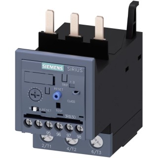 Siemens Overload Relay 3P 60A FLC, 80A Contact Rating, 1 NO/1 NC, 3RB3036-2WB0