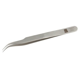 RS PRO 115mm Stainless Steel Fine Curved Tweezer 136-9714
