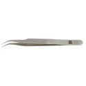 RS PRO 115mm Stainless Steel Fine Curved Tweezer 136-9714