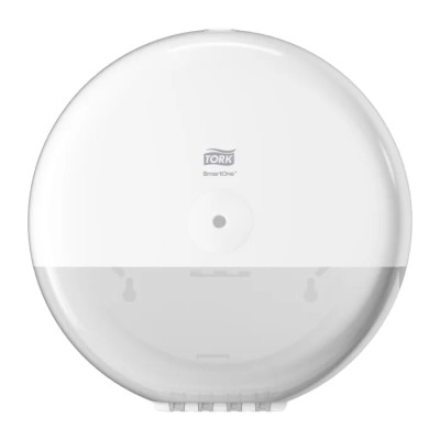 Tork White Plastic Single Roll Toilet Roll Dispenser 156 mm x 269 mm x 269 mm 680000