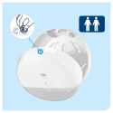 Tork White Plastic Single Roll Toilet Roll Dispenser 156 mm x 269 mm x 269 mm 680000