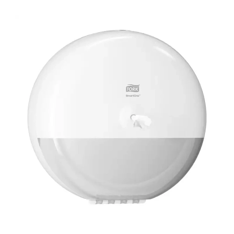 Tork White Plastic Single Roll Toilet Roll Dispenser 156 mm x 269 mm x 269 mm 680000