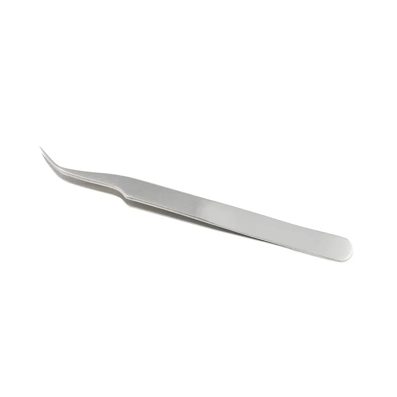 RS PRO Stainless Steel Fine Curved Tweezer 115mm 136-9713