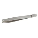 RS PRO 115mm Carbon Steel Bent Tweezer 136-9721
