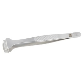 RS PRO 130mm Stainless Steel Wafer Tweezer 136-9747