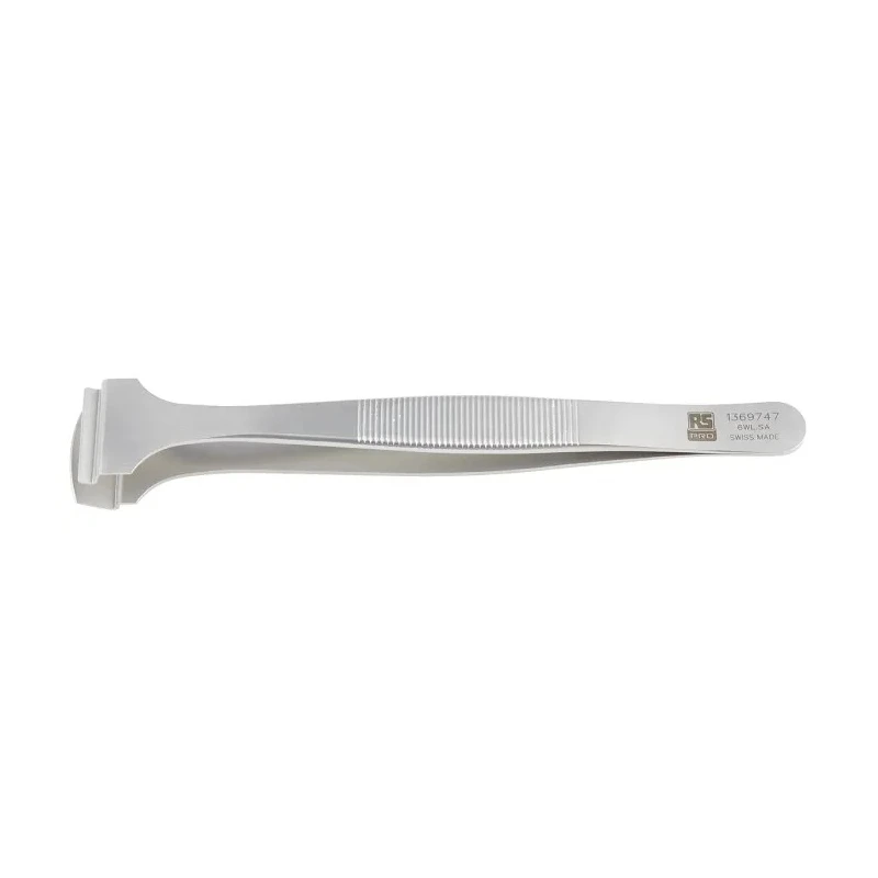 RS PRO 130mm Stainless Steel Wafer Tweezer 136-9747