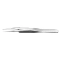 RS PRO Stainless Steel 120mm Bent Tweezer 136-9751
