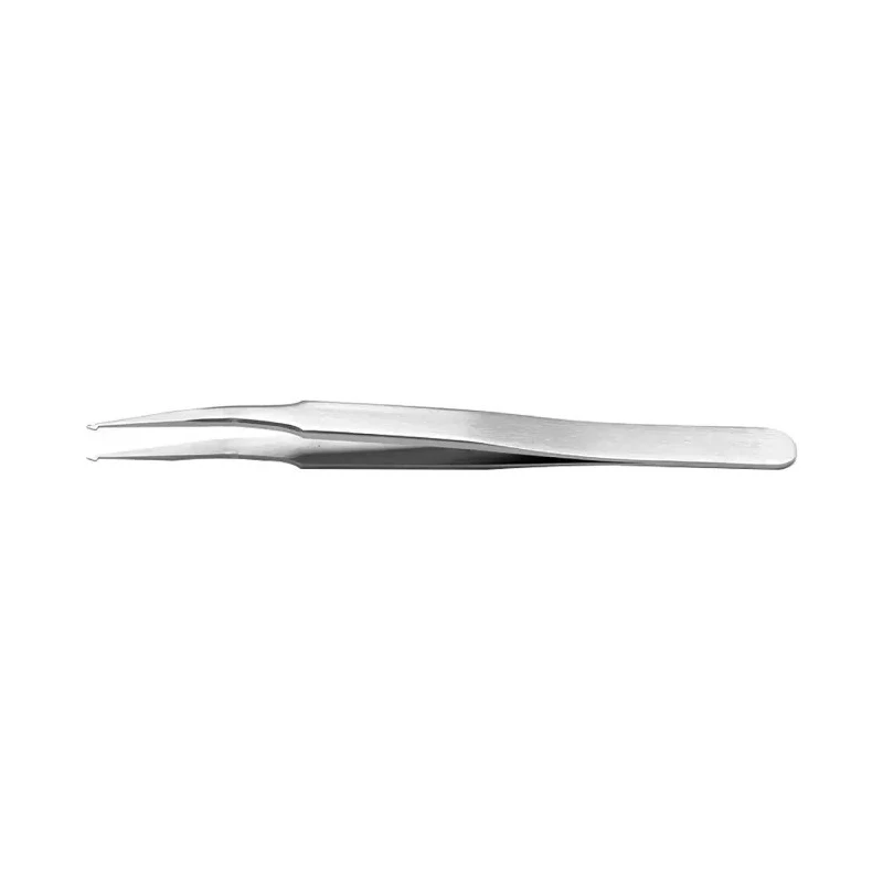RS PRO Stainless Steel 120mm Bent Tweezer 136-9751