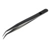 RS PRO 120mm Stainless Steel Grooved Tweezer 136-9758