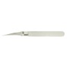 RS PRO Stainless Steel Bent Tweezer 120mm Anti-Magnetic Anti-Acid 136-9752
