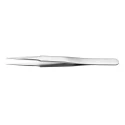 RS PRO 120mm Stainless Steel Fine Straight Tweezer 136-9753