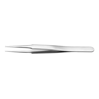 RS PRO 120mm Stainless Steel Fine Straight Tweezer 136-9753
