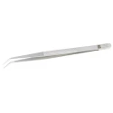 RS PRO 150mm Stainless Steel Serrated Tweezer 136-9795