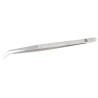 RS PRO 150mm Stainless Steel Serrated Tweezer 136-9795
