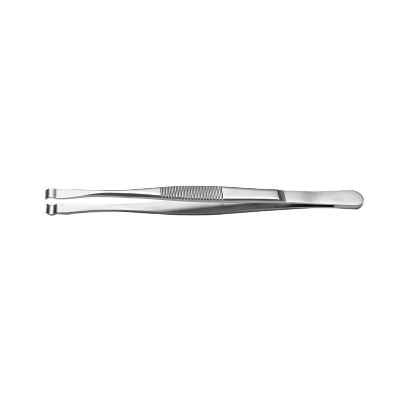 RS PRO 120mm Stainless Steel Grooved, Cylindrical Tweezer 136-9801