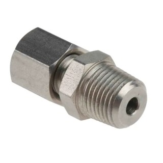 RS PRO Stainless Steel Compression Fitting for Use with Thermocouple or PRT Probe RoHS Compliant Standard 158-610