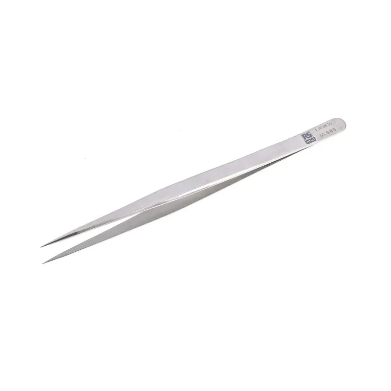RS PRO Stainless Steel Extra Fine Tweezer 140mm 136-9835