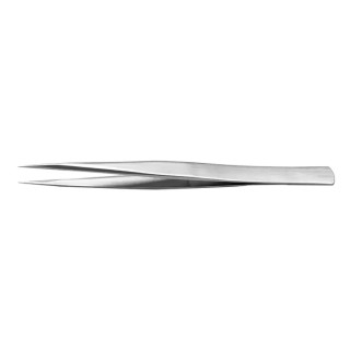 RS PRO 130mm Stainless Steel Straight Fine Tweezer 136-9831