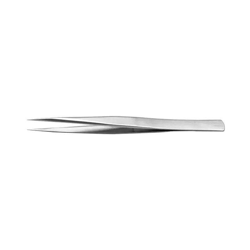 RS PRO 130mm Stainless Steel Straight Fine Tweezer 136-9831