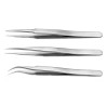 RS PRO Stainless Steel Tweezer Set Precision 3-Piece Germany 136-9878
