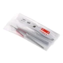 RS PRO Stainless Steel Tweezer Set, Anti-Acid, Anti-Magnetic, 7 Pieces 136-9881