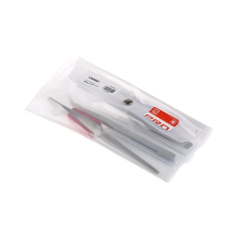 RS PRO Stainless Steel Tweezer Set, Anti-Acid, Anti-Magnetic, 7 Pieces 136-9881