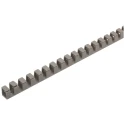 RS PRO Grey Flexible Slot Cable Trunking W9mm x D11mm x L500mm Polypropylene W9mm