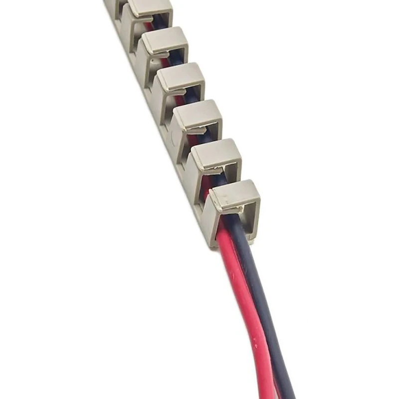 RS PRO Grey Flexible Slot Cable Trunking W9mm x D11mm x L500mm Polypropylene W9mm