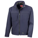 RS PRO 3 Navy Waterproof Softshell Jacket Men's 2XL, Polyester Elastane, Micro Fleece Lining 136-9999