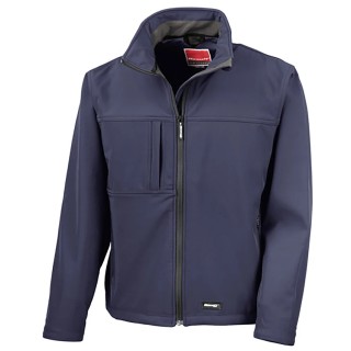 RS PRO 3 Navy Waterproof Softshell Jacket Men's 2XL, Polyester Elastane, Micro Fleece Lining 136-9999