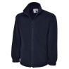 RS PRO Navy Polyester Unisex Zip Work Fleece Size S with 2 Pockets 137-0181