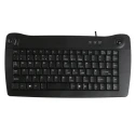 RS PRO Wired PS2 Trackball Mini Keyboard QWERTY (UK) Black Compact Industrial Grade 136-9674