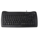 RS PRO Mini Wired USB Trackball Keyboard AZERTY Layout Black 338 x 173 x 30 mm 136-9677